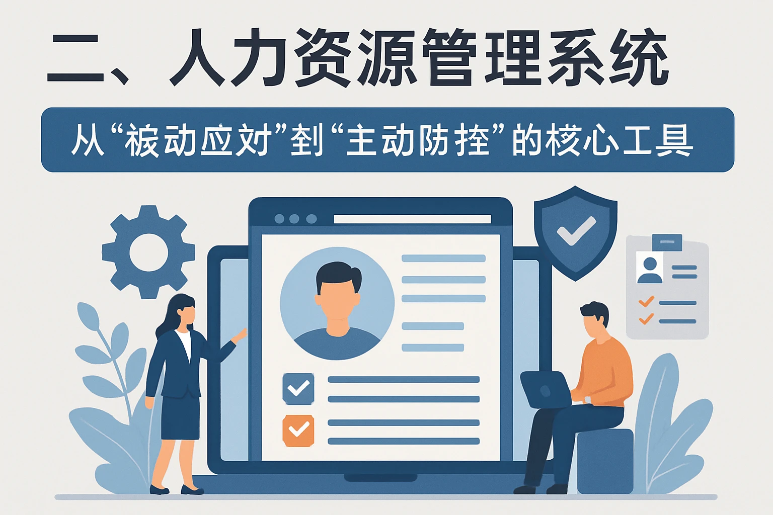 二、人力资源管理系统：从“被动应对”到“主动防控”的核心工具
