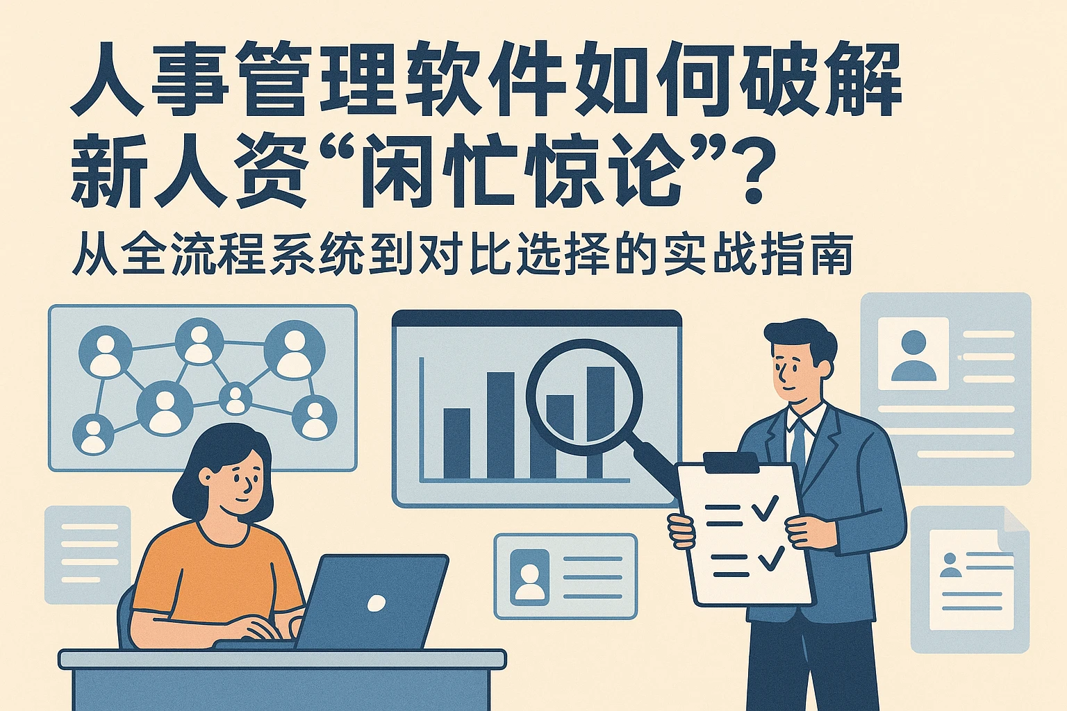 人事管理软件如何破解新人资“闲忙悖论”？从全流程系统到对比选择的实战指南