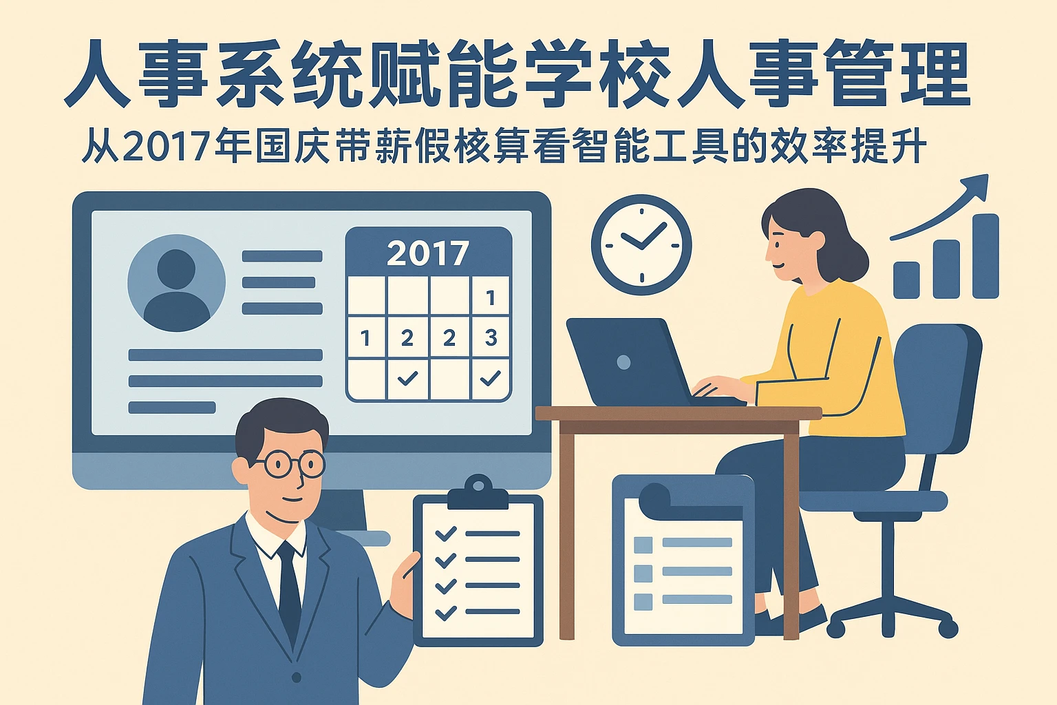 人事系统赋能学校人事管理：从2017年国庆带薪假核算看智能工具的效率提升
