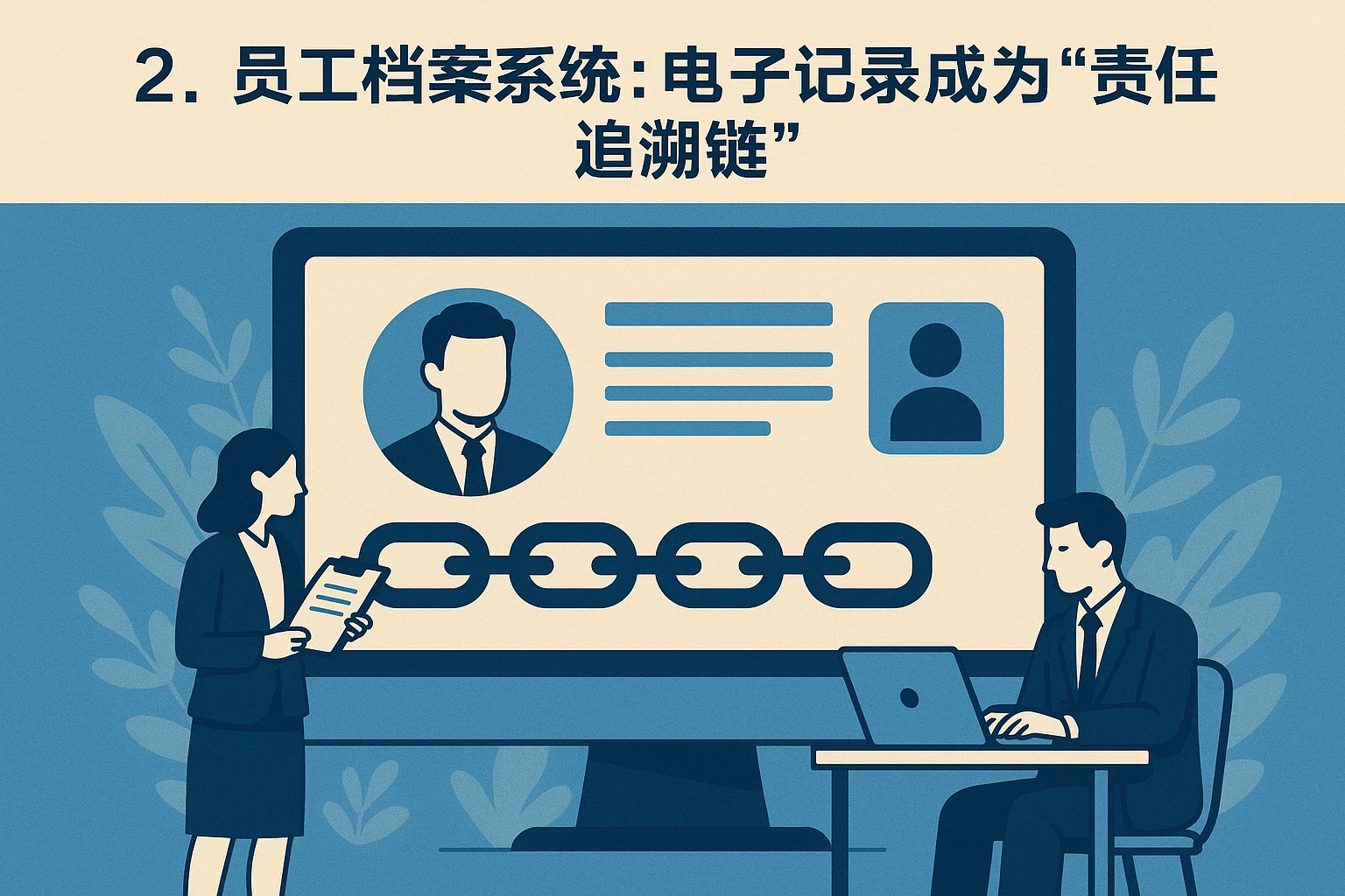 2. 员工档案系统：电子记录成为“责任追溯链”