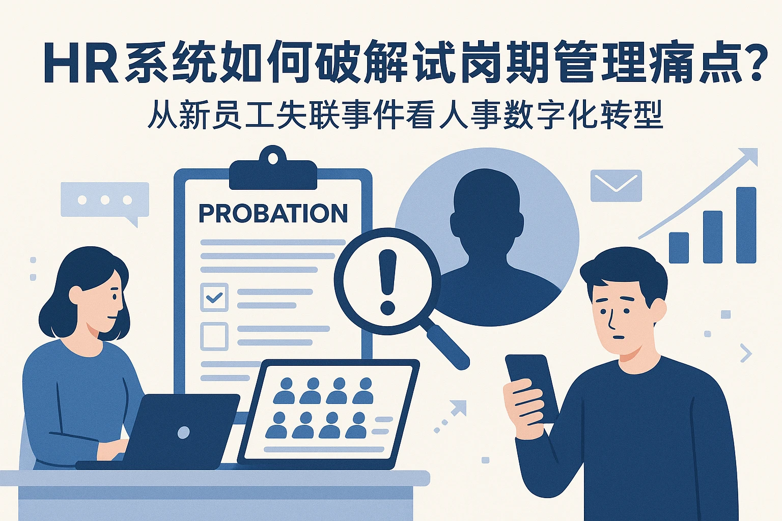 HR系统如何破解试岗期管理痛点？从新员工失联事件看人事数字化转型