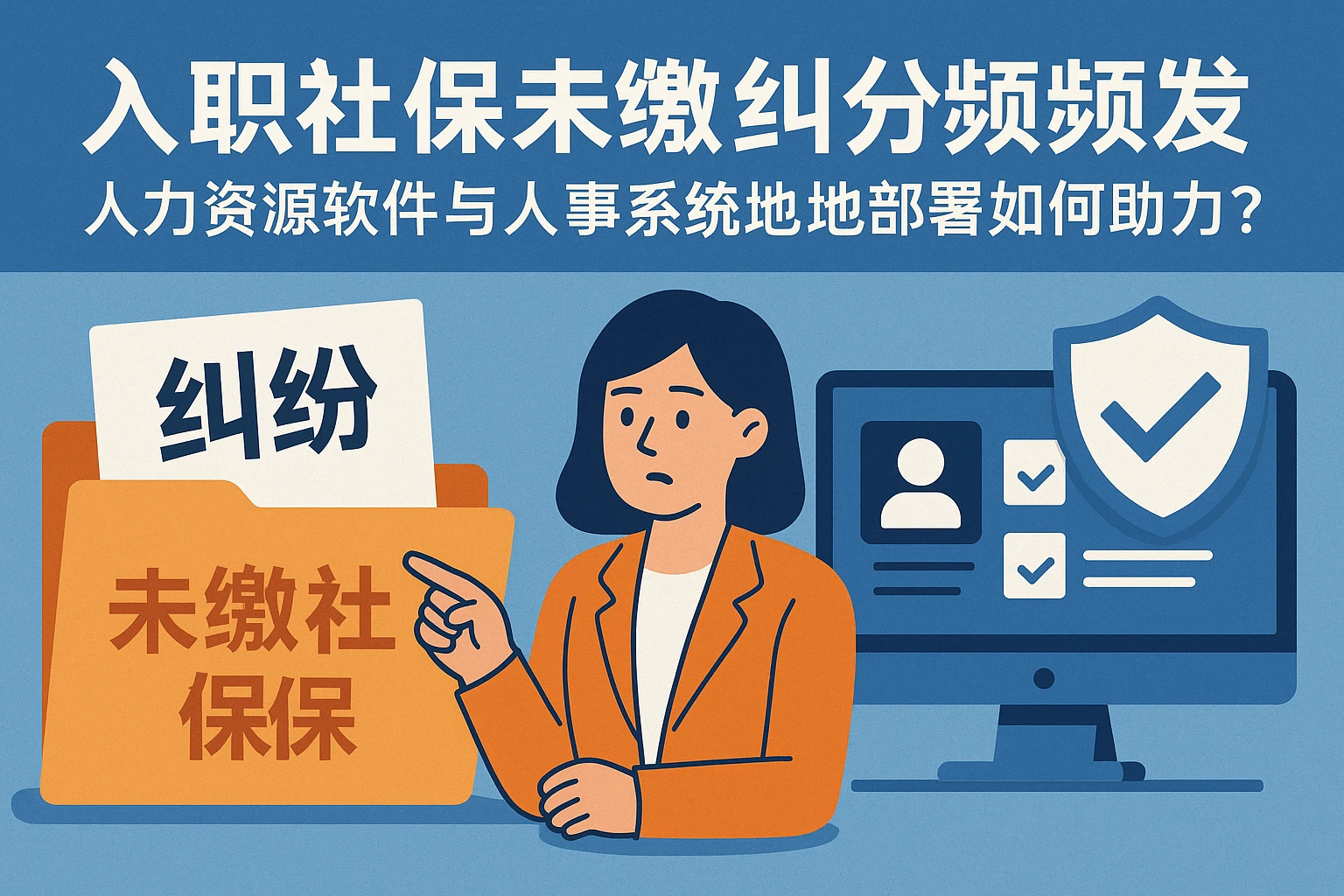 入职社保未缴纠纷频发，人力资源软件与人事系统本地部署如何助力企业合规？