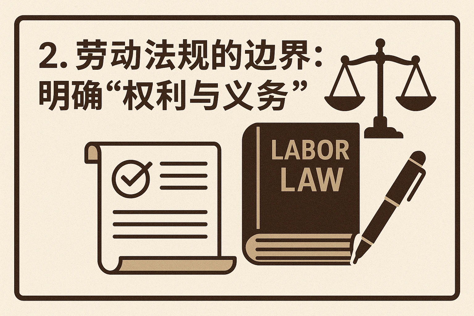 2. 劳动法规的边界：明确“权利与义务”