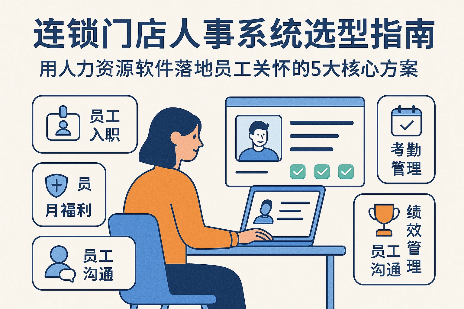 连锁门店人事系统选型指南：用人力资源软件落地员工关怀的5大核心方案