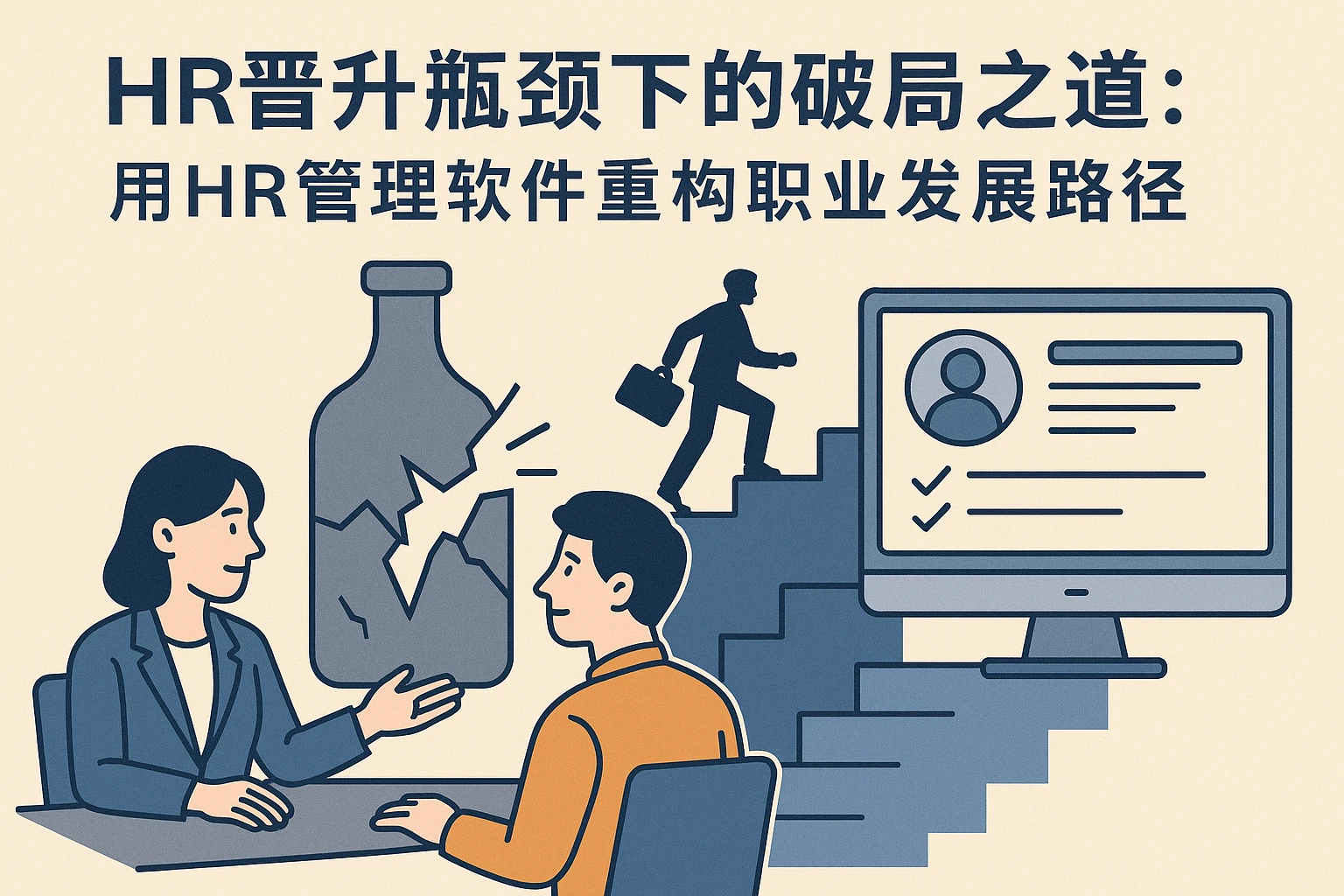 HR晋升瓶颈下的破局之道：用HR管理软件重构职业发展路径