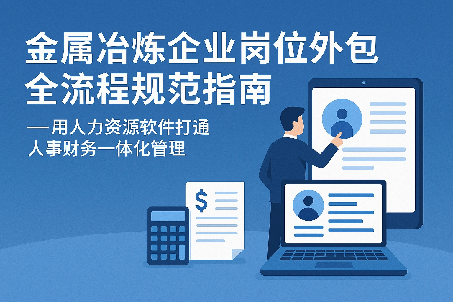金属冶炼企业岗位外包全流程规范指南——用人力资源软件打通人事财务一体化管理