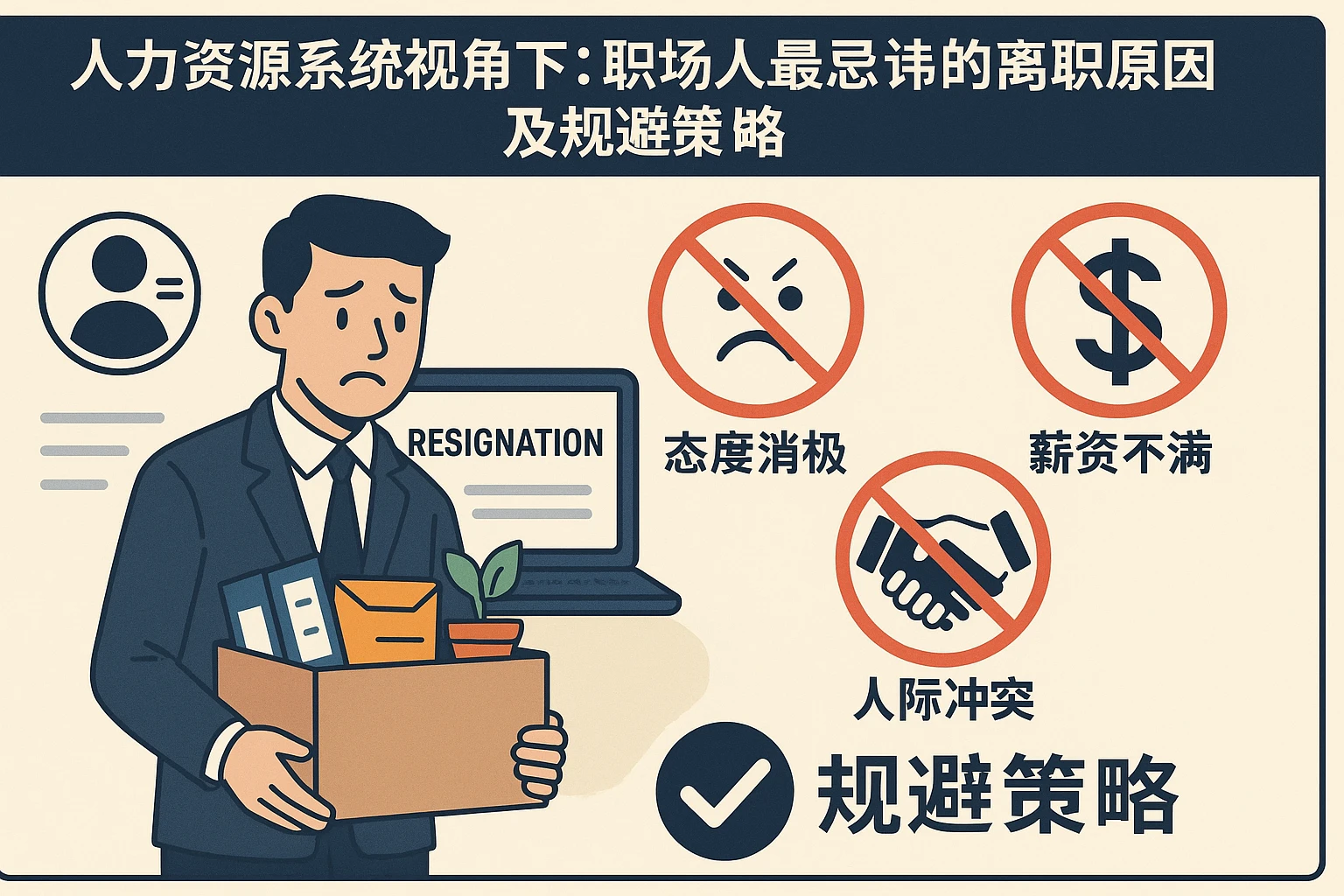 人力资源系统视角下：职场人最忌讳的离职原因及规避策略
