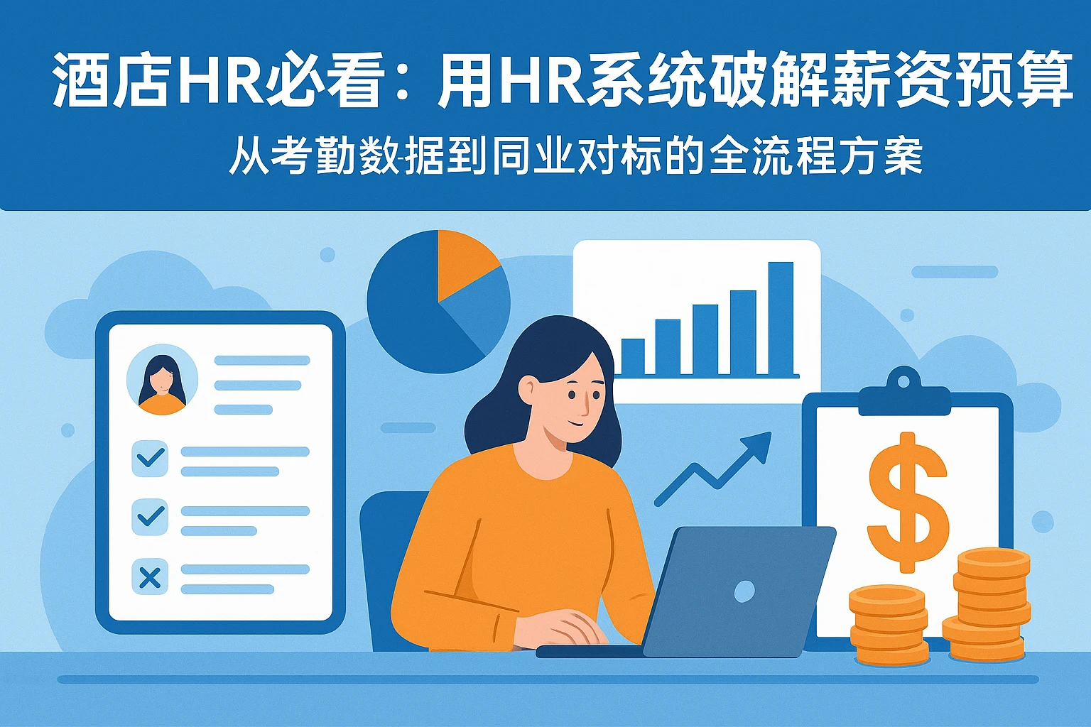 酒店HR必看：用HR系统破解薪资预算难题——从考勤数据到同业对标的全流程方案