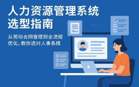 人力资源管理系统选型指南：从劳动合同管理到全流程优化，教你选对人事系统