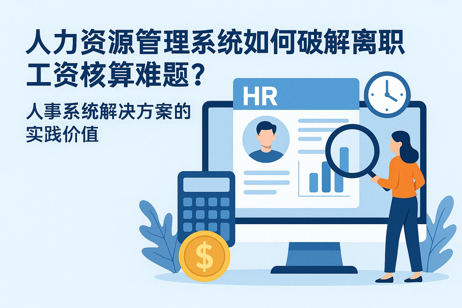 人力资源管理系统如何破解离职工资核算难题？人事系统解决方案的实践价值