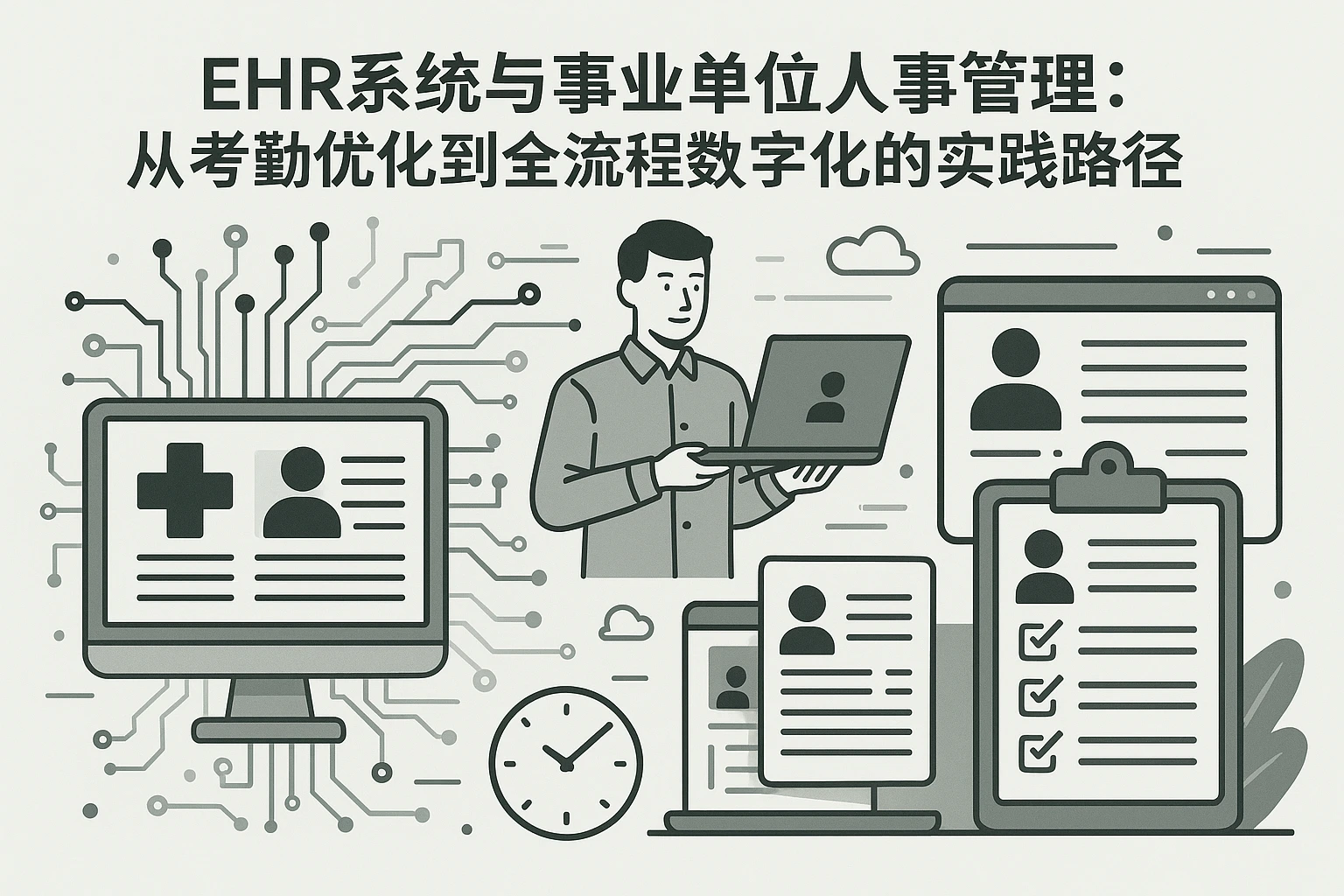 EHR系统与事业单位人事管理：从考勤优化到全流程数字化的实践路径