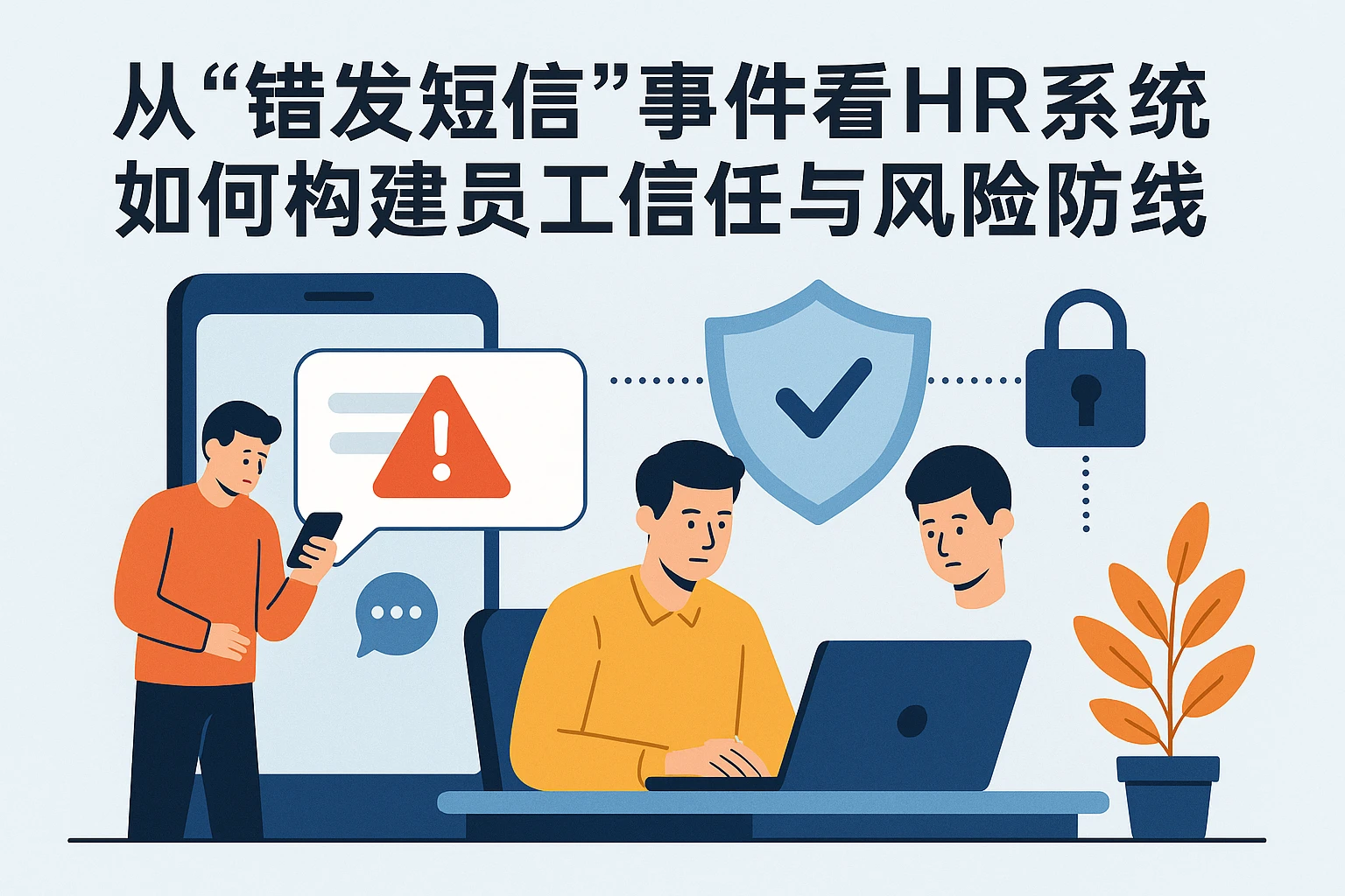 从“错发短信”事件看HR系统如何构建员工信任与风险防线