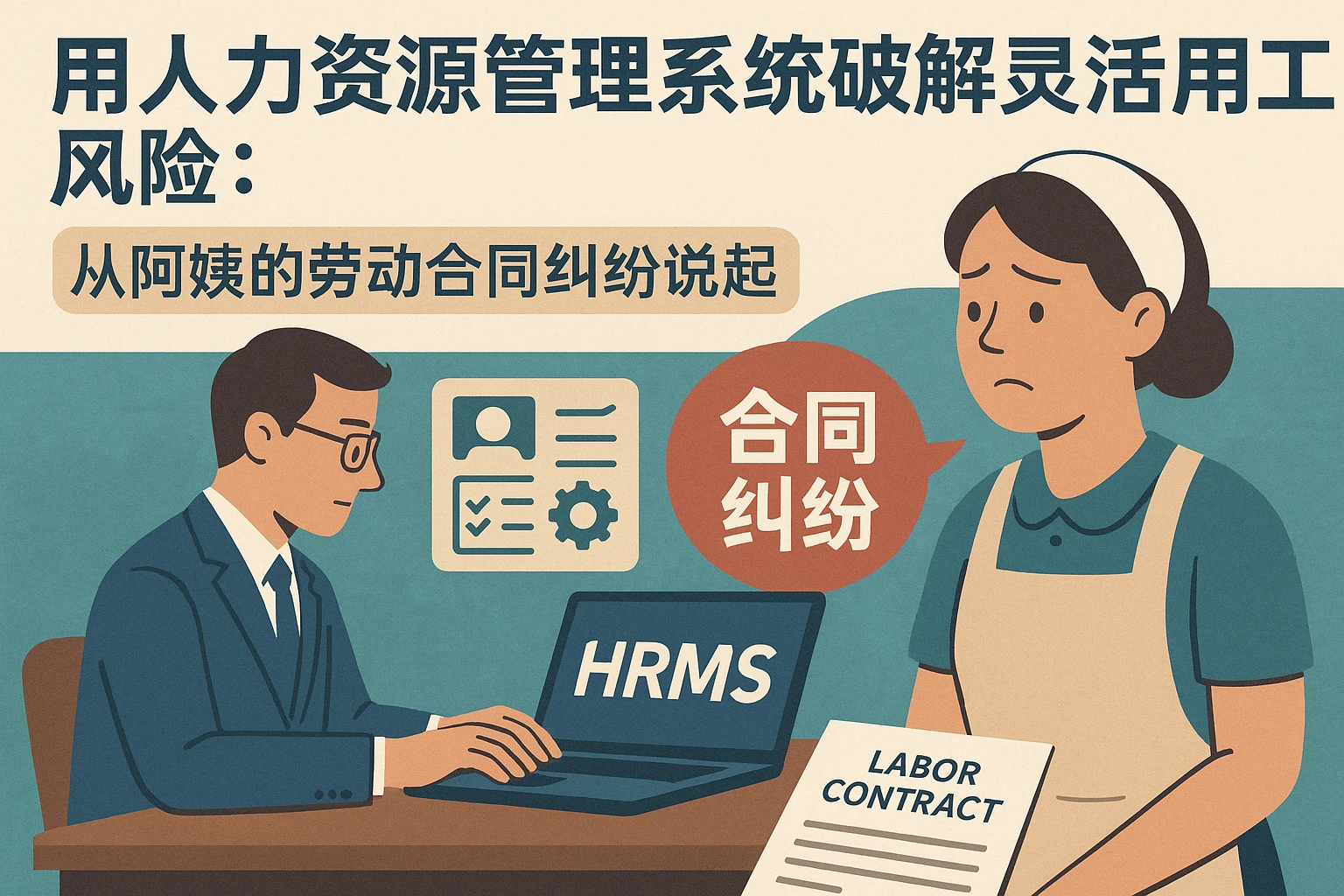 用人力资源管理系统破解灵活用工风险：从阿姨的劳动合同纠纷说起