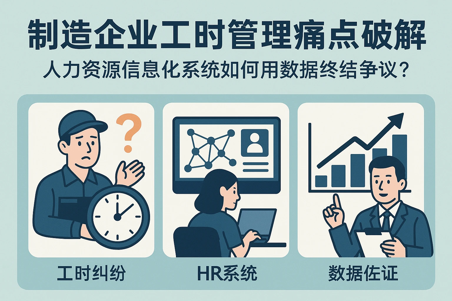 制造企业工时管理痛点破解：人力资源信息化系统如何用数据终结争议？
