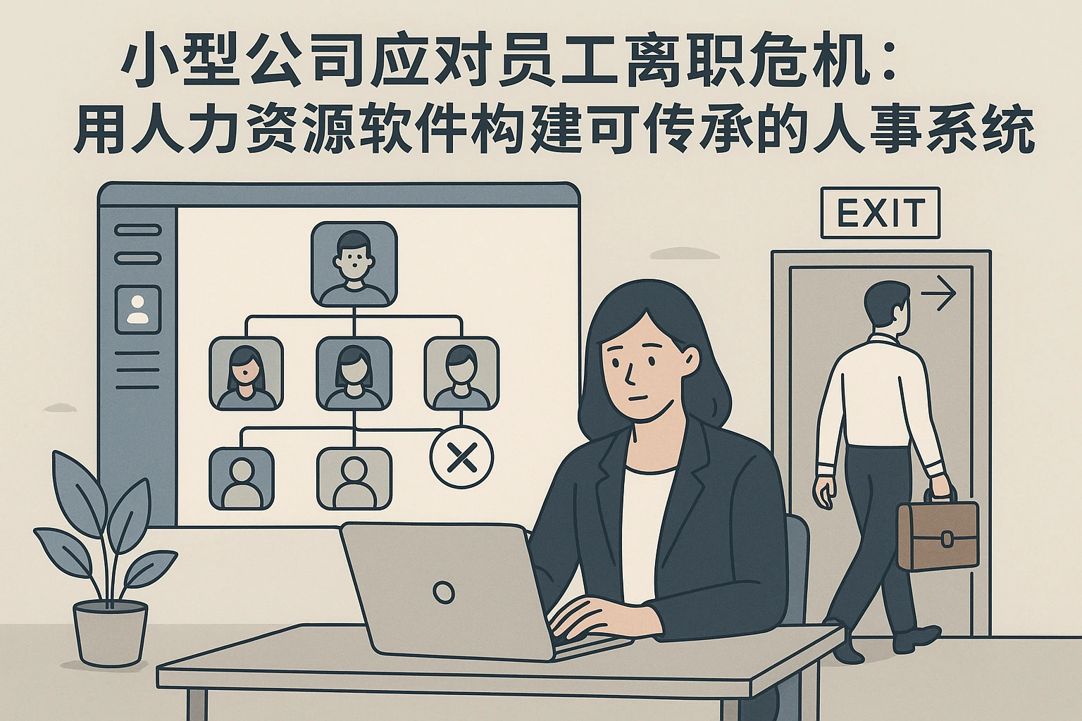 小型公司应对员工离职危机：用人力资源软件构建可传承的人事系统