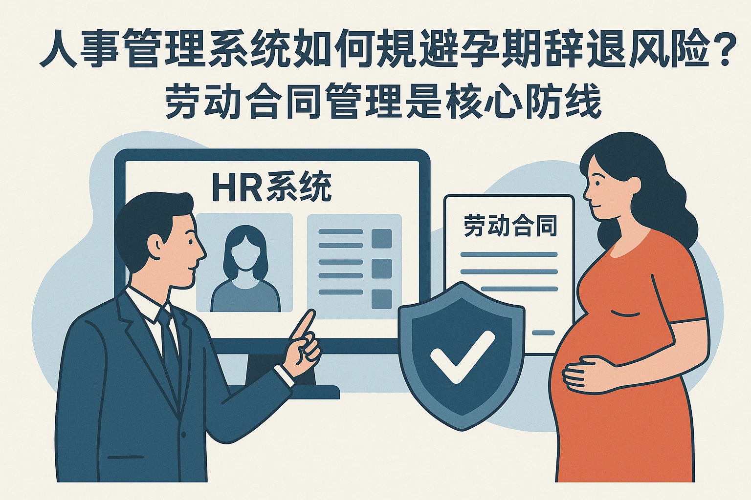 人事管理系统如何规避孕期辞退风险？劳动合同管理是核心防线