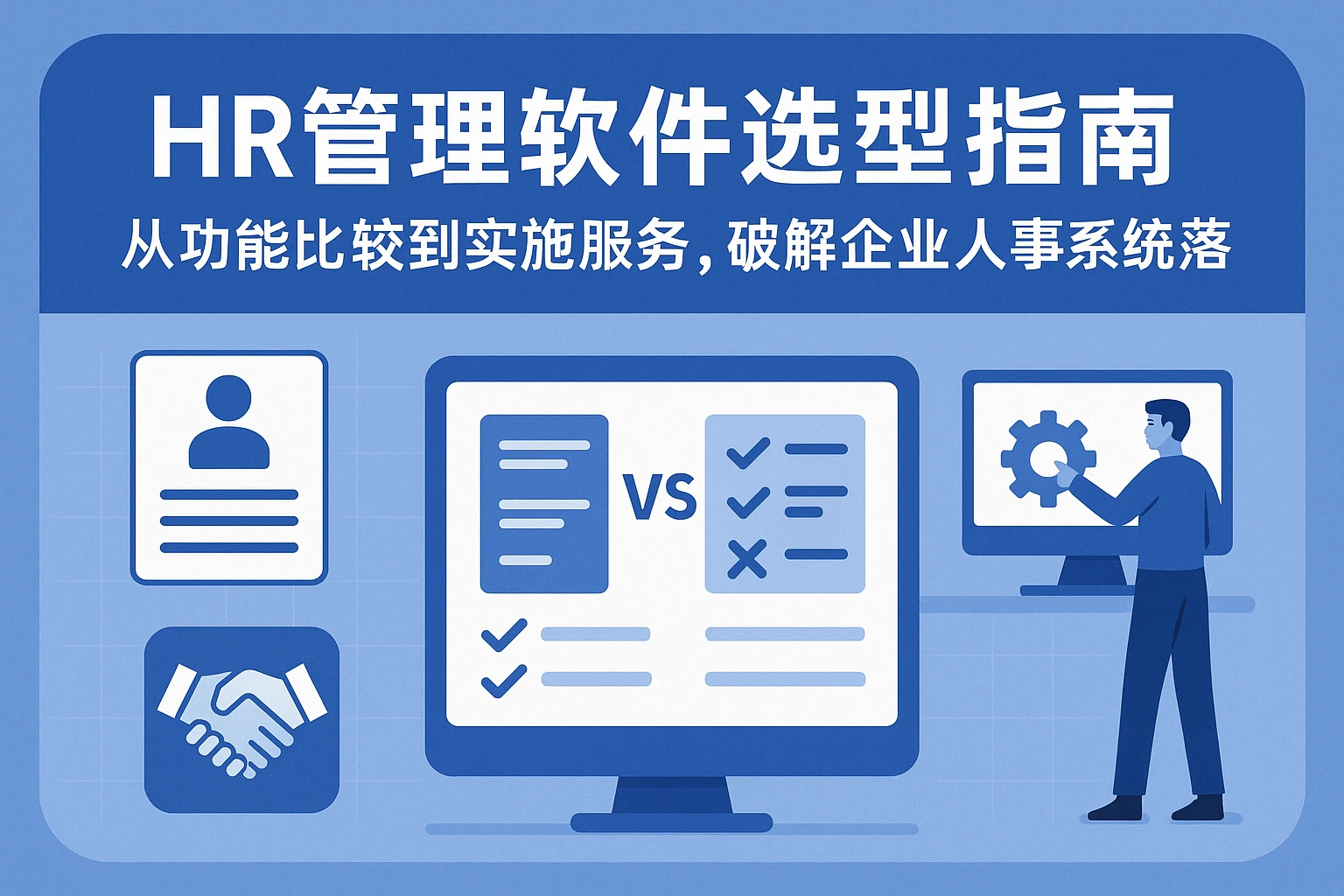 HR管理软件选型指南：从功能比较到实施服务，破解企业人事系统落地难题
