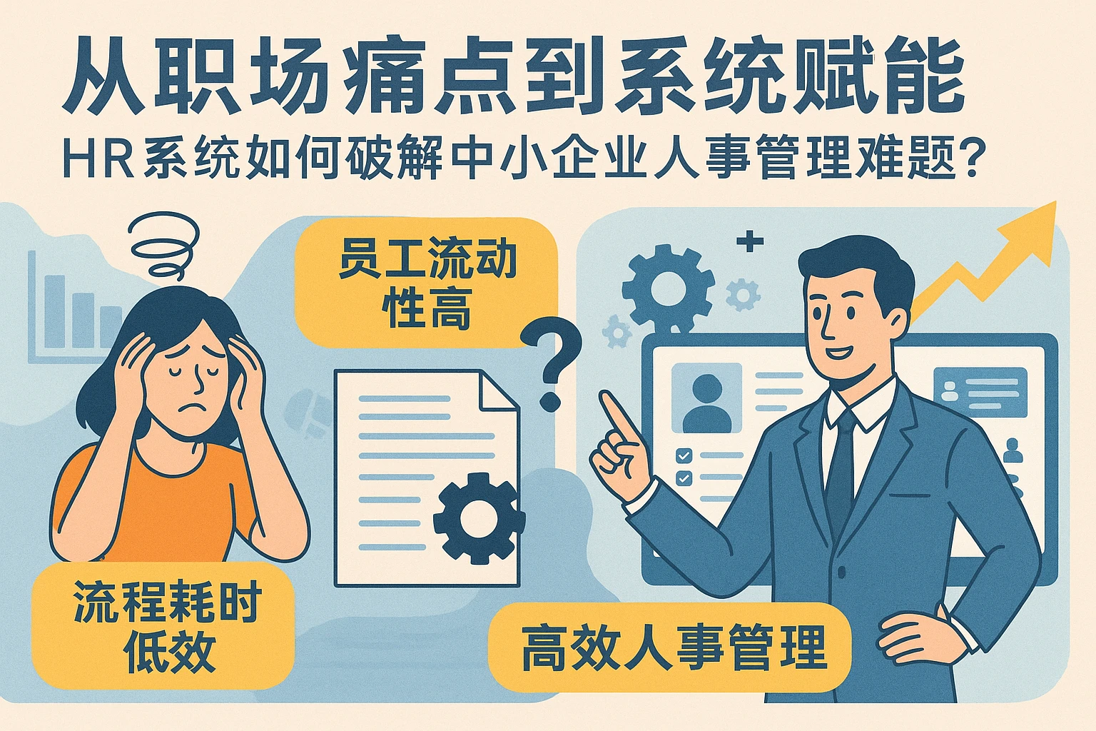从职场痛点到系统赋能：HR系统如何破解中小企业人事管理难题？