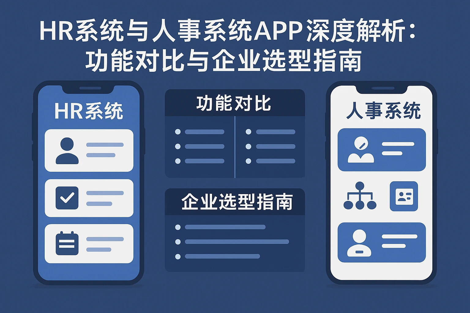HR系统与人事系统APP深度解析：功能对比与企业选型指南