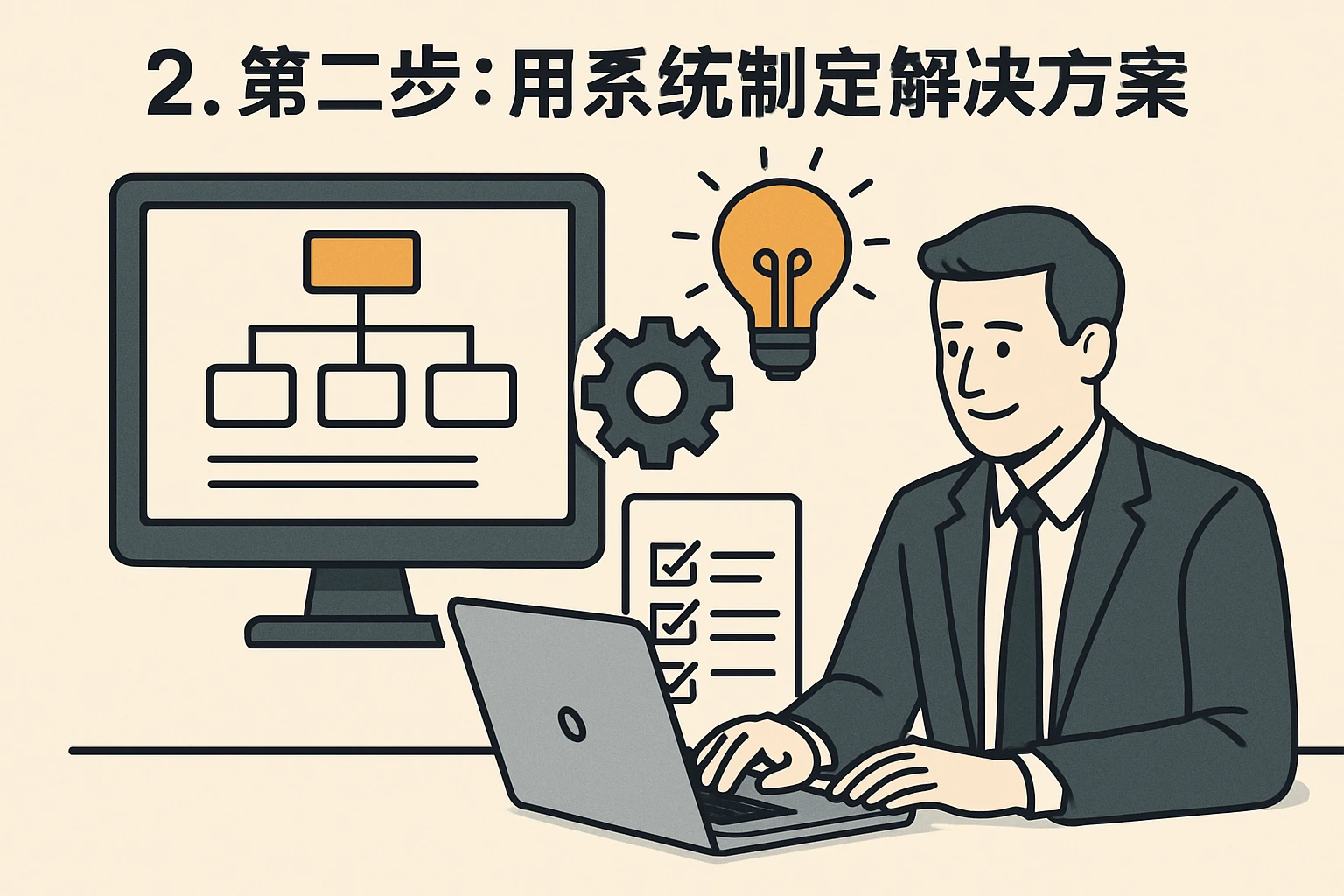 2. 第二步：用系统制定解决方案