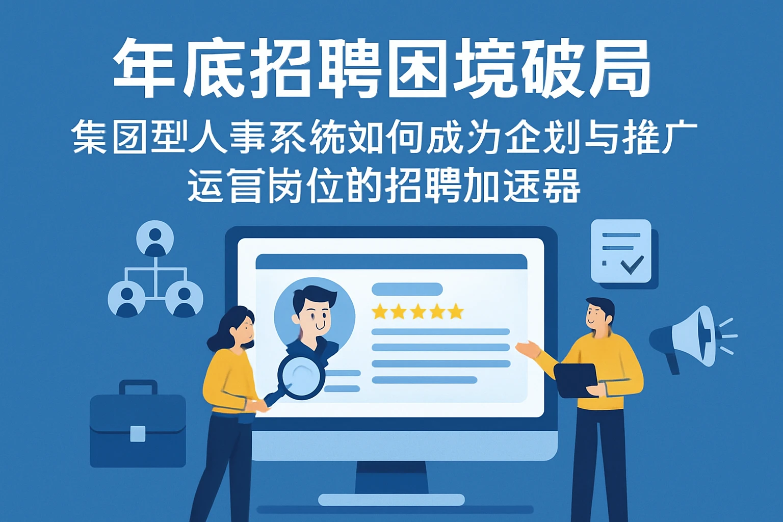年底招聘困境破局：集团型人事系统如何成为企划与推广运营岗位的招聘加速器