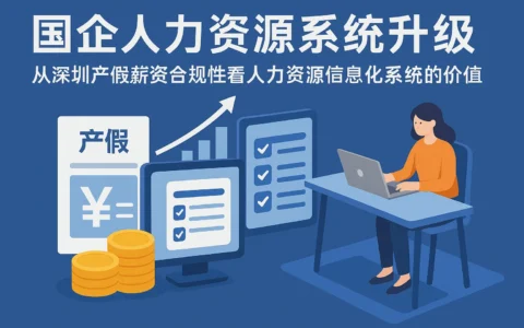 国企人力资源系统升级：从深圳产假薪资合规性看人力资源信息化系统的价值