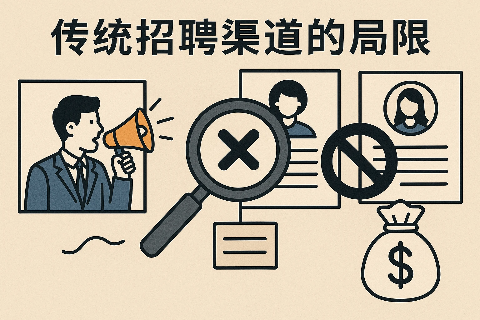2. 传统招聘渠道的局限
