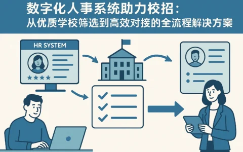 数字化人事系统助力校招：从优质学校筛选到高效对接的全流程解决方案