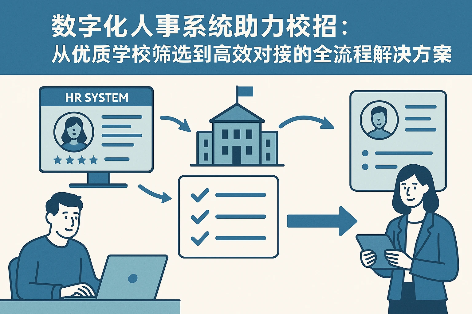 数字化人事系统助力校招：从优质学校筛选到高效对接的全流程解决方案