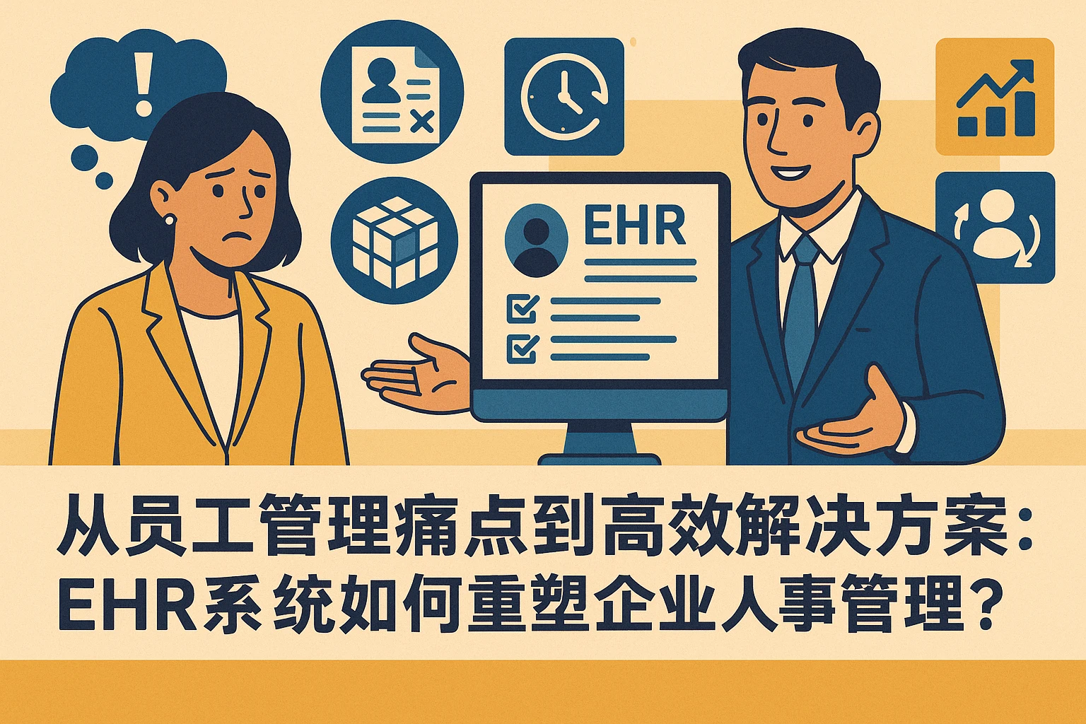 从员工管理痛点到高效解决方案：EHR系统如何重塑企业人事管理？