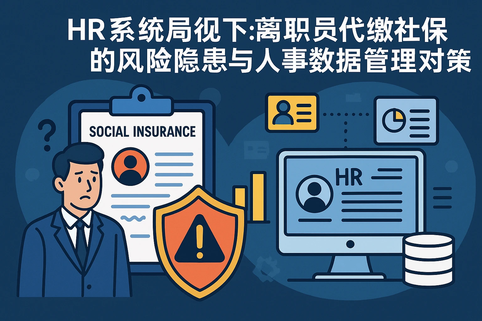 HR系统视角下：离职员工代缴社保的风险隐患与人事数据管理对策