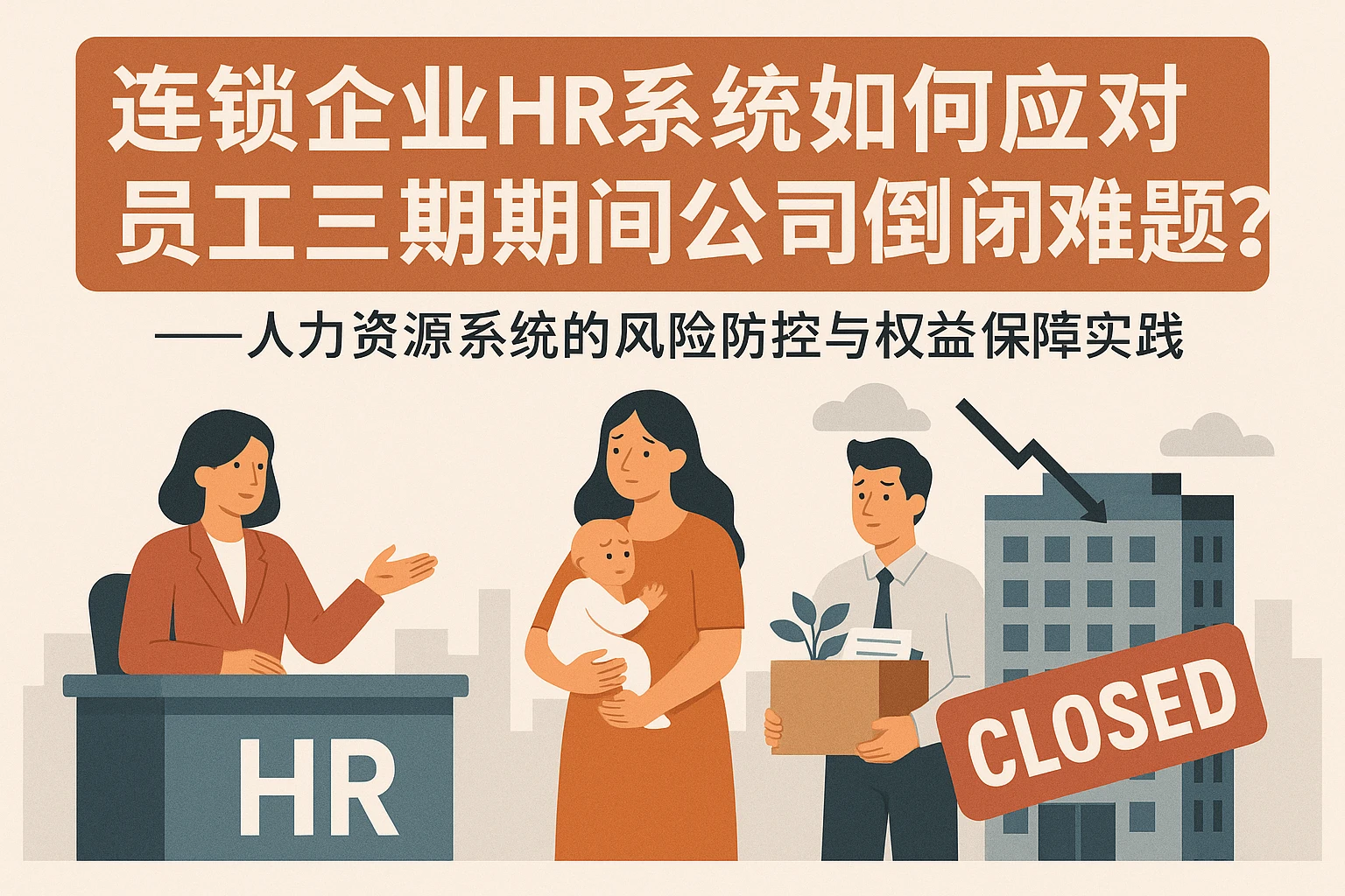 连锁企业HR系统如何应对员工三期期间公司倒闭难题？——人力资源系统的风险防控与权益保障实践