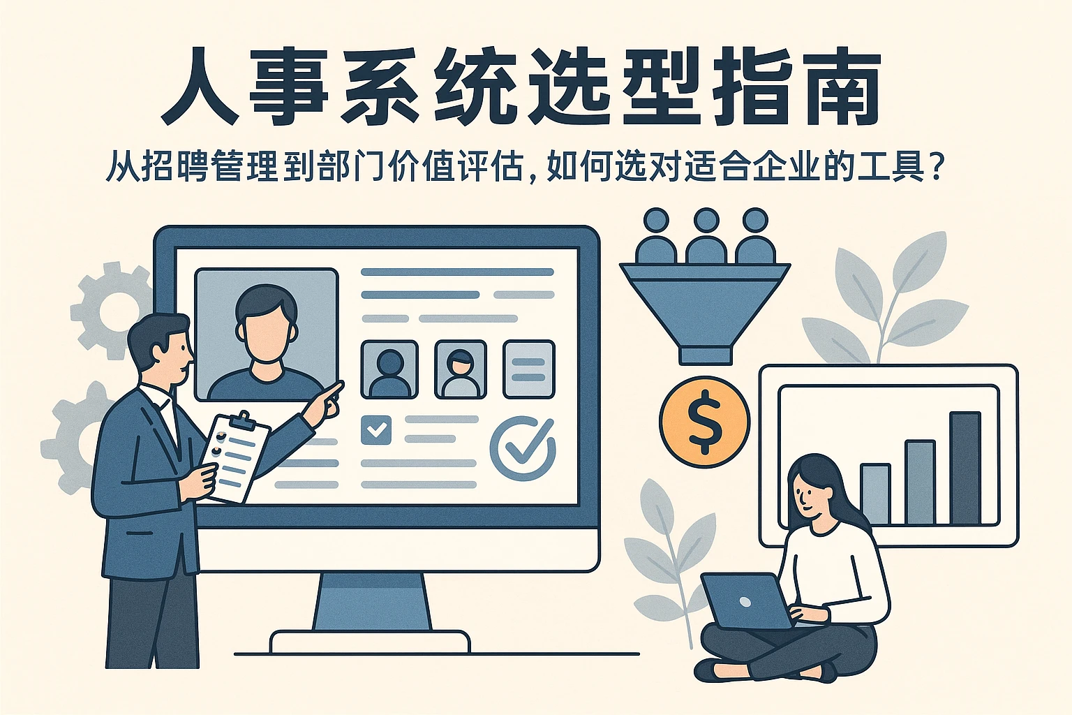 人事系统选型指南：从招聘管理到部门价值评估，如何选对适合企业的工具？
