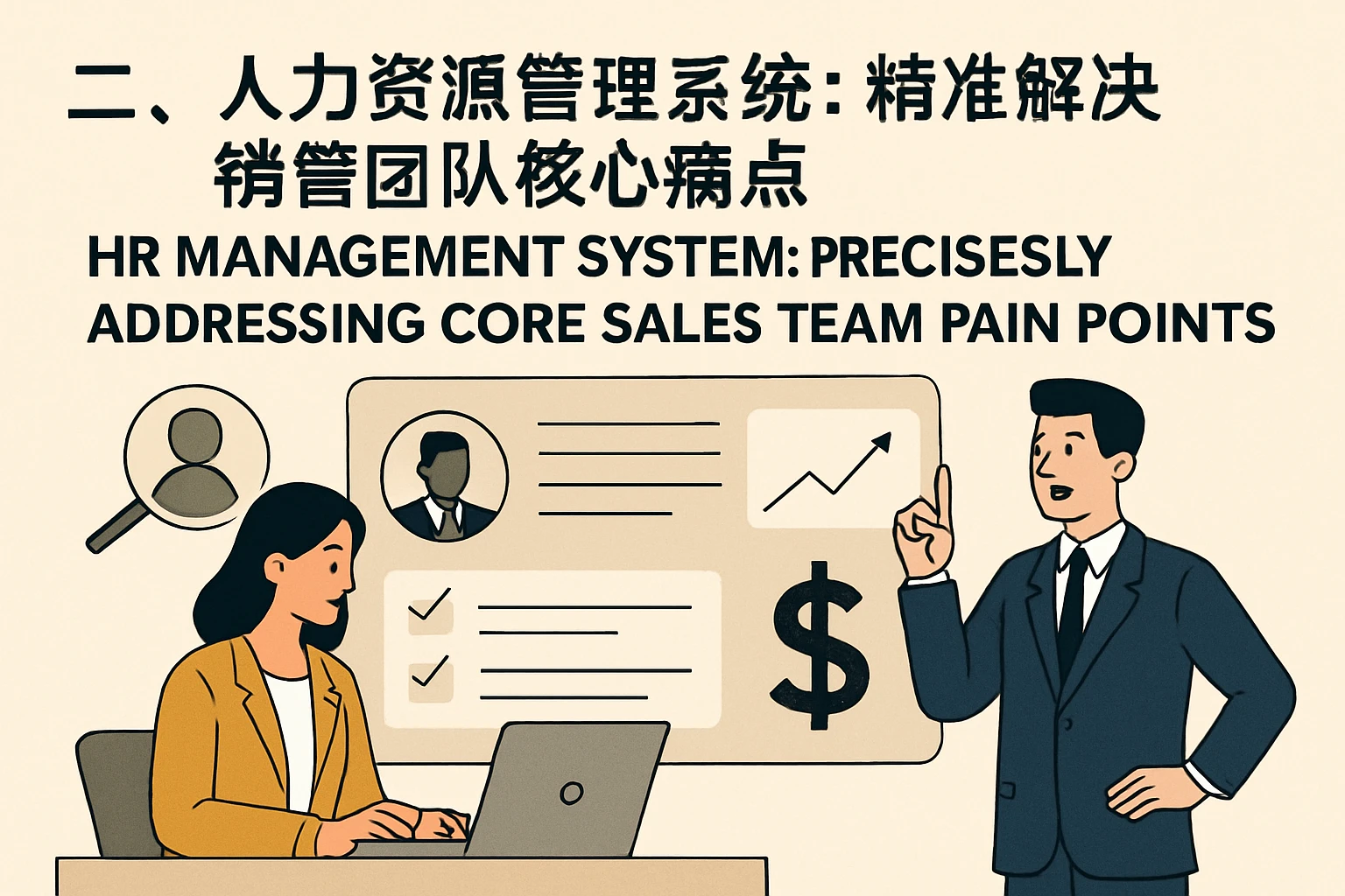 二、人力资源管理系统：精准解决销售团队核心痛点