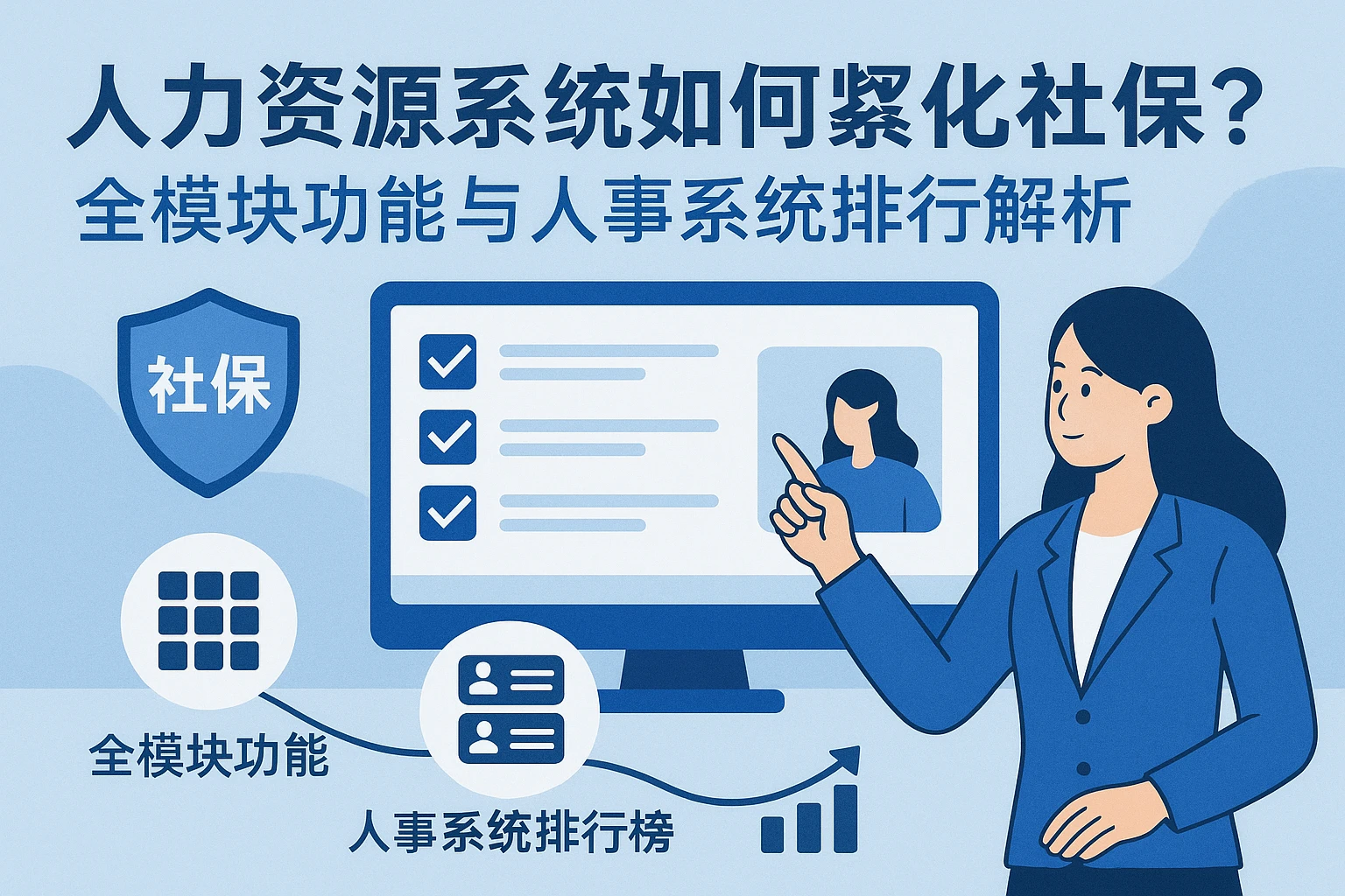 人力资源系统如何简化社保办理？全模块功能与人事系统排行榜解析