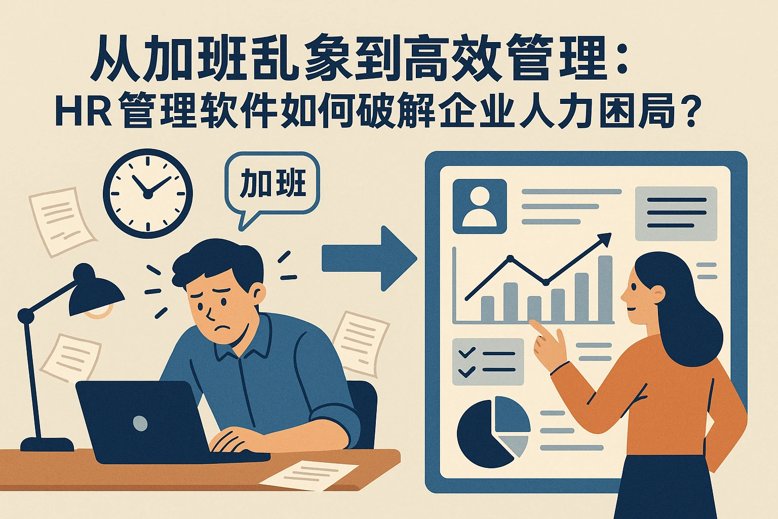 从加班乱象到高效管理：HR管理软件如何破解企业人力困局？