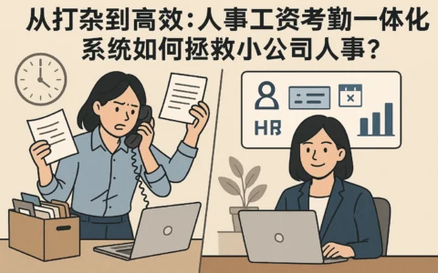 从打杂到高效：人事工资考勤一体化系统如何拯救小公司人事？