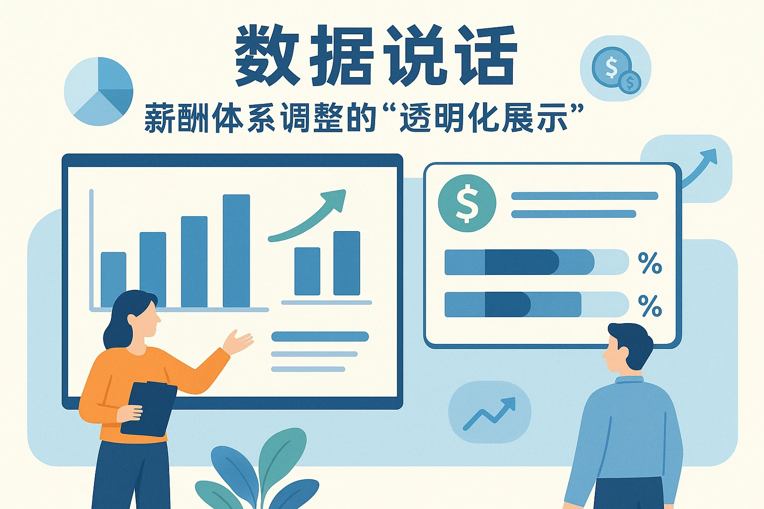 2. 数据说话：薪酬体系调整的“透明化展示”