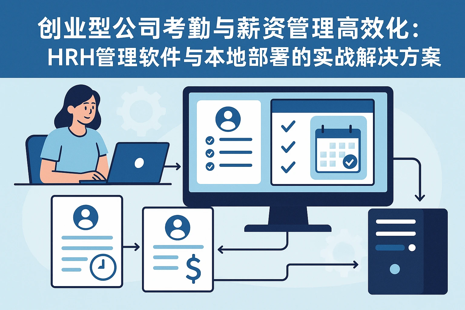 创业型公司考勤与薪资管理高效化：HR管理软件与本地部署的实战解决方案