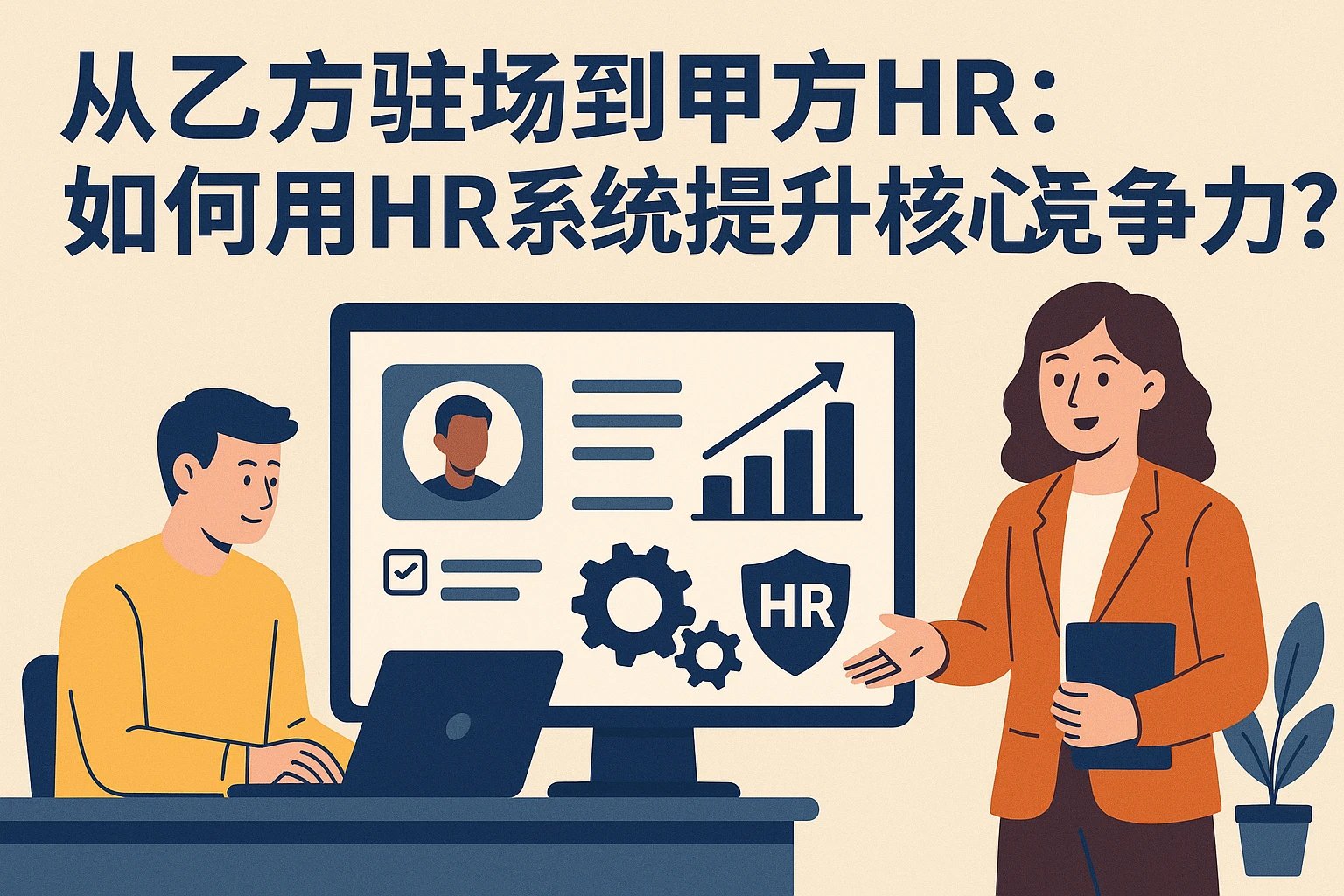 从乙方驻场到甲方HR：如何用HR系统提升核心竞争力？