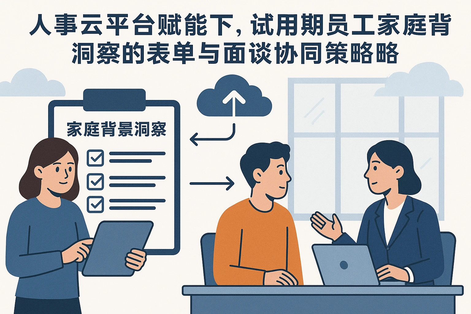 人事云平台赋能下，试用期员工家庭背景洞察的表单与面谈协同策略