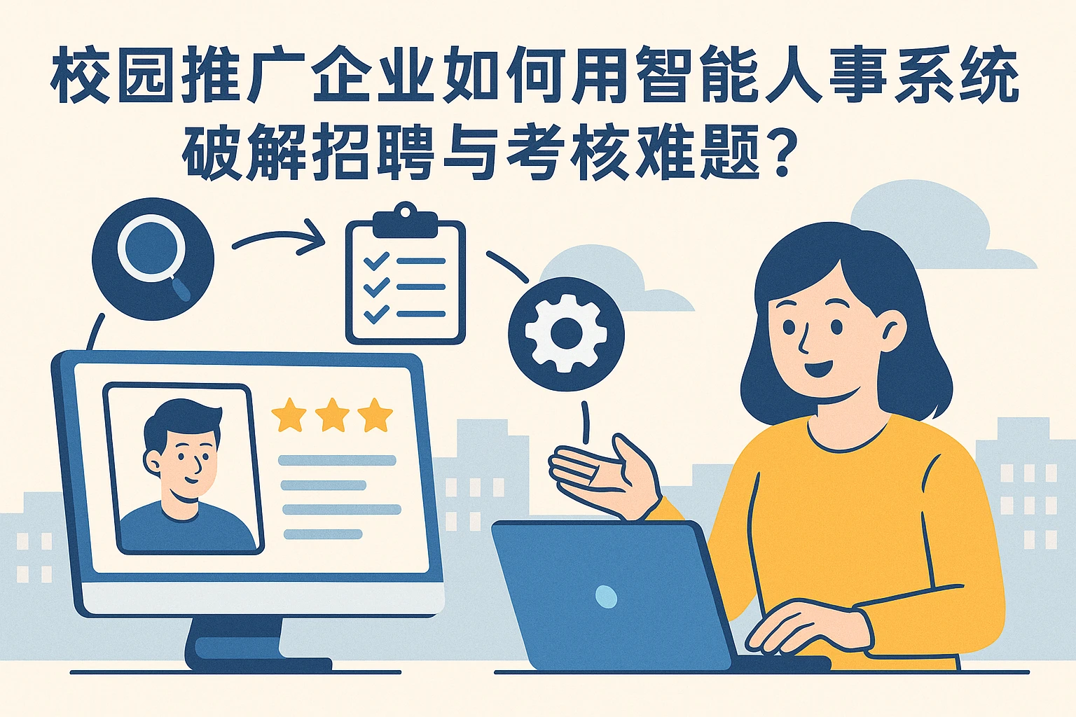 校园推广企业如何用智能人事系统破解招聘与考核难题？