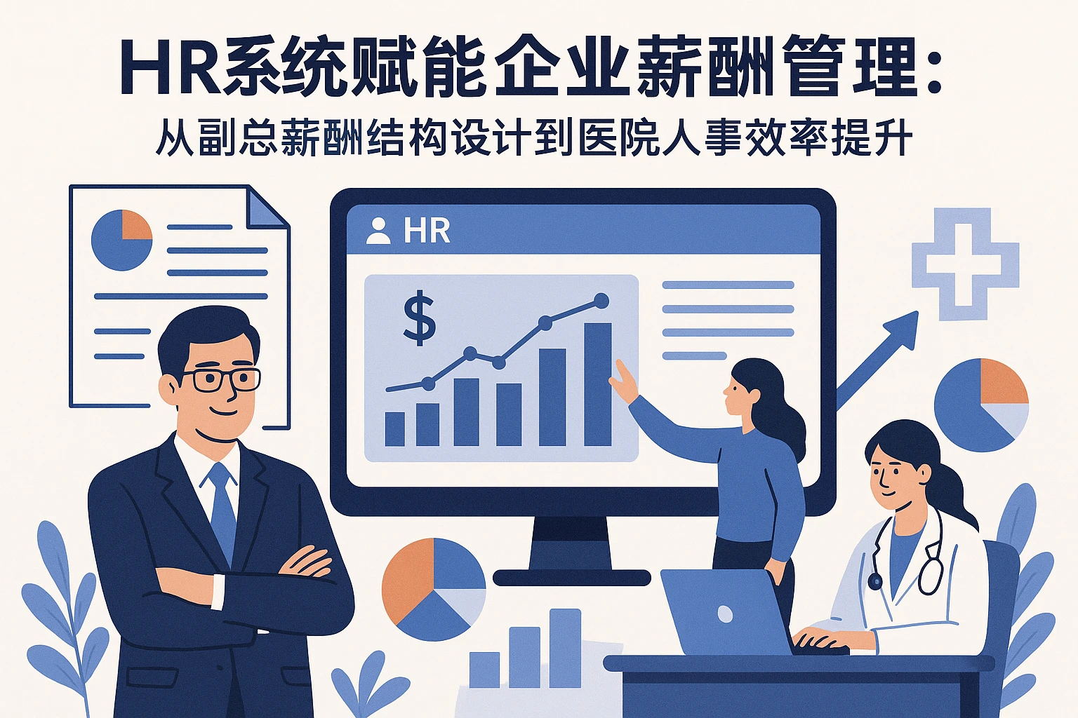 HR系统赋能企业薪酬管理：从副总薪酬结构设计到医院人事效率提升