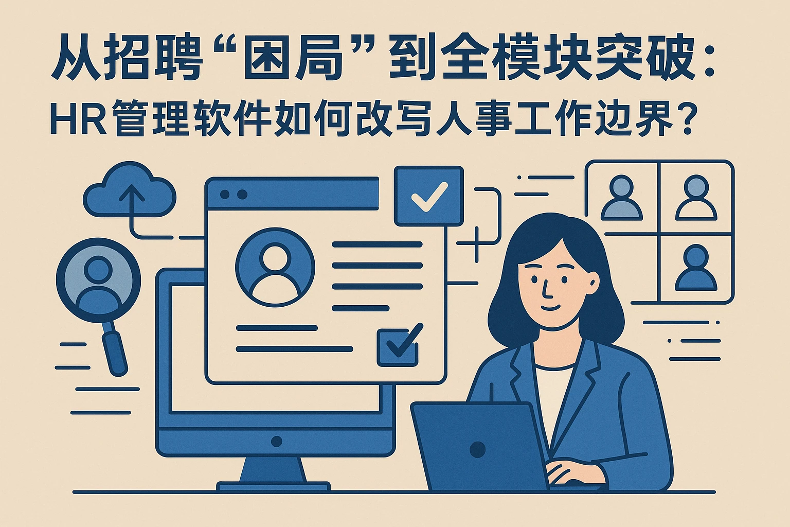 从招聘“困局”到全模块突破：HR管理软件如何改写人事工作边界？