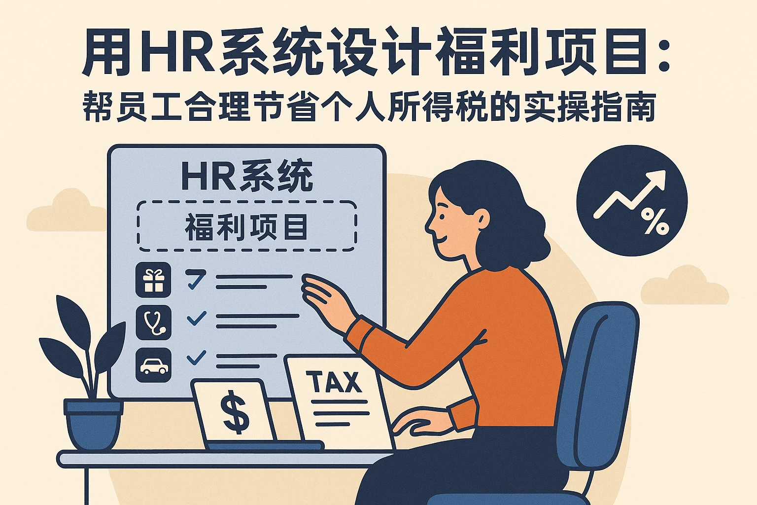 用HR系统设计福利项目：帮员工合理节省个人所得税的实操指南