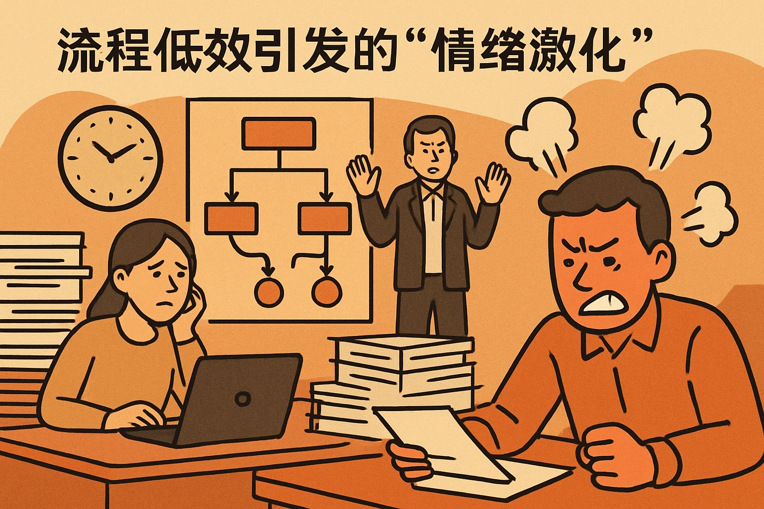 2. 流程低效引发的“情绪激化”