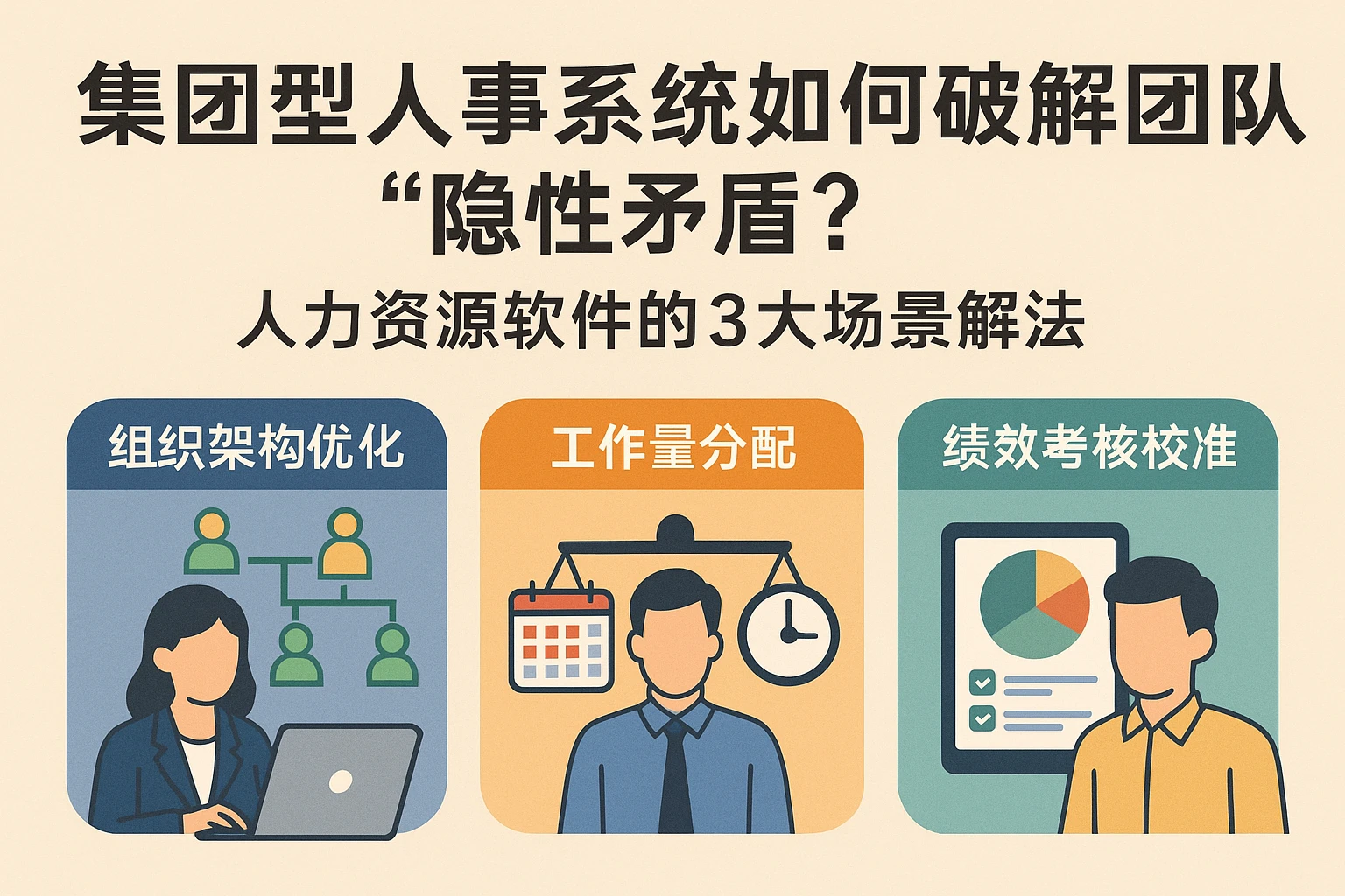 集团型人事系统如何破解团队“隐性矛盾”？人力资源软件的3大场景解法