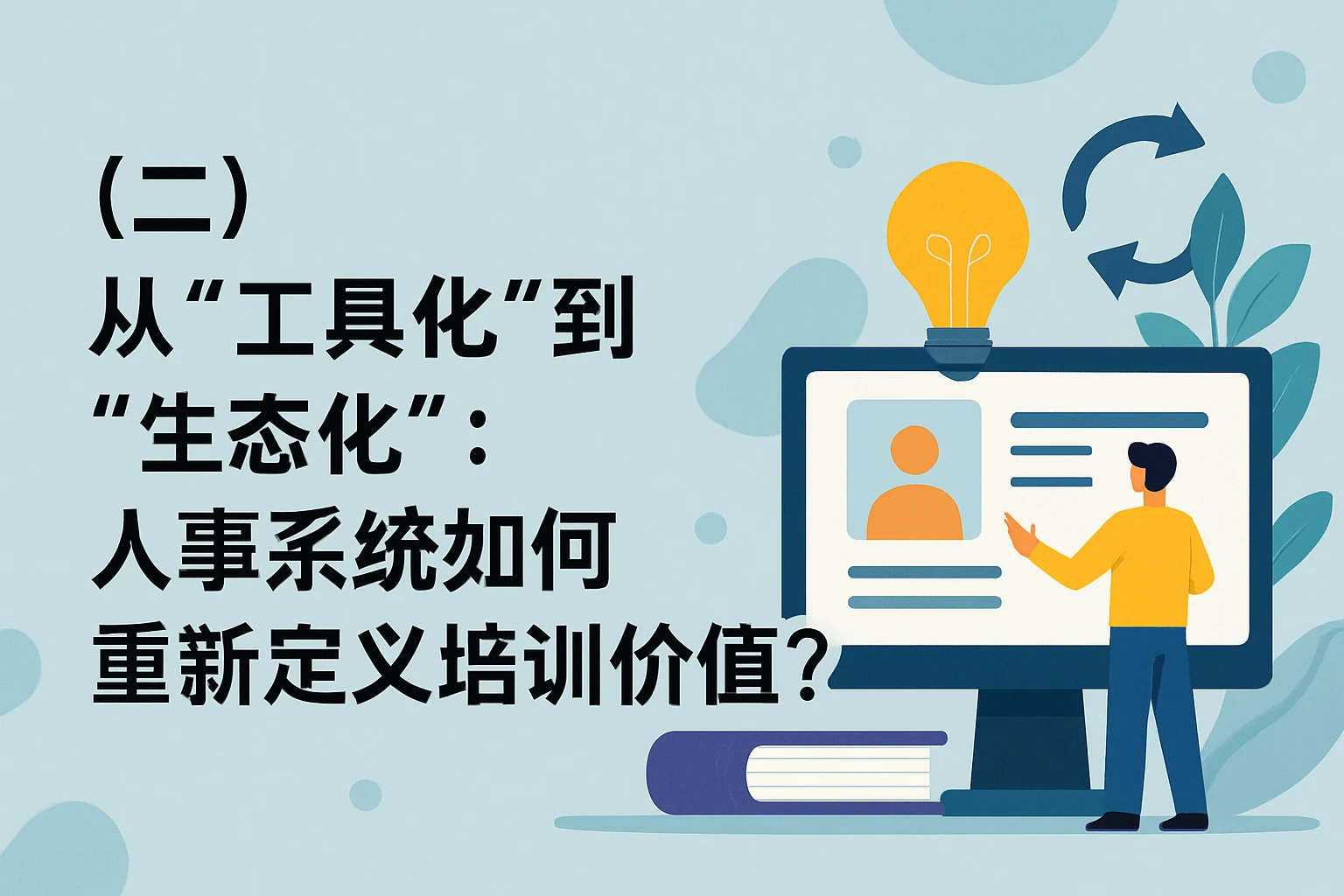 （二）从“工具化”到“生态化”：人事系统如何重新定义培训价值？