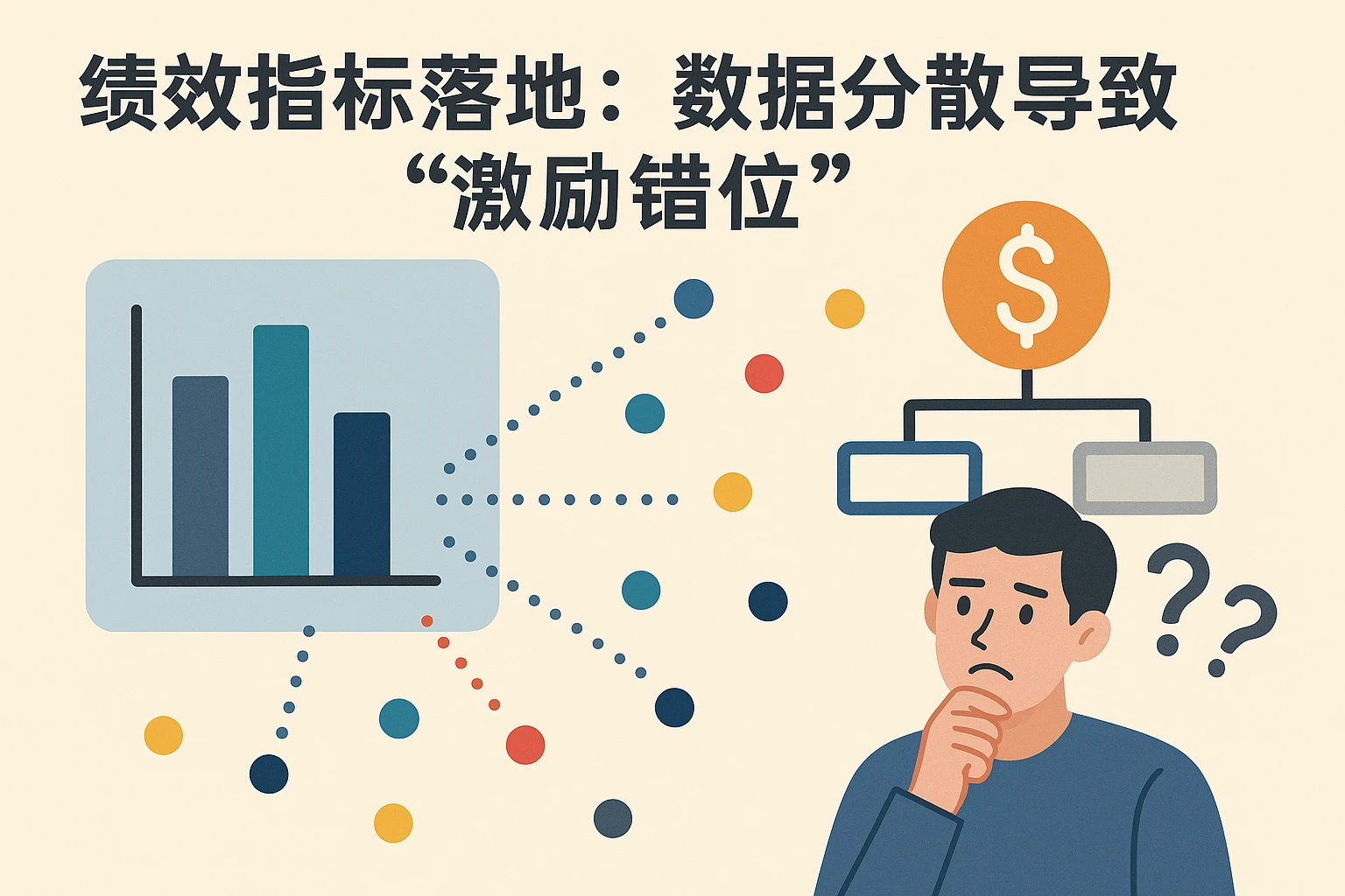 2. 绩效指标落地：数据分散导致“激励错位”