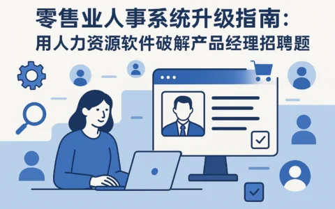 零售业人事系统升级指南：用人力资源软件破解产品经理招聘难题